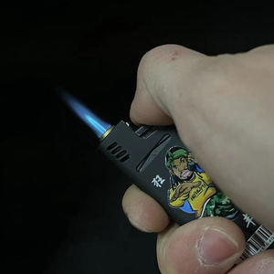 Accendino in Metallo Ricaricabile <span class=keywords><strong>Antivento</strong></span> a Torcia Personalizzabile, <span class=keywords><strong>Accendini</strong></span> per Sigarette all'Ingrosso con Logo Personalizzato, Accendisigari - Product Image 4