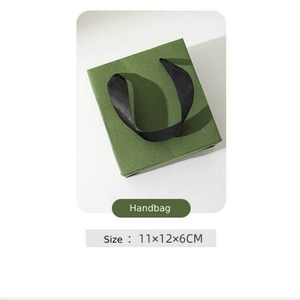 Custom logo Green Paper Jewelry Drawer Box with Velvet Pouch Set | 9x9 Sliding Pull Out Drawer Jewelry Box Custom logo - Product Image 5