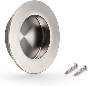 WEKIS Modern Stainless Steel Recessed Hidden Pull Sliding Door <b>Handle</b> Cupboard Kitchen Cabinet Flush <b>Handles</b> for Villa - Product Image 1