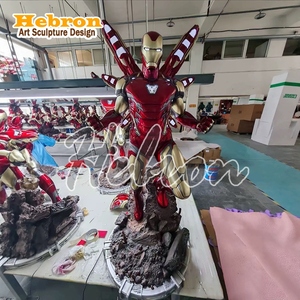 Scultura in Resina FRP di Iron Man Marvel per Decorazione Ingresso Cinema all'Aperto, <span class=keywords><strong>Personaggi</strong></span> degli Avengers - Product Image 2