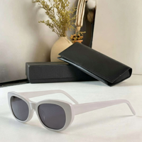Lunettes de soleil polarisées œil-de-chat vintage européennes, monture intégrale dégradée, protection UV400, style rétro, pour visages carrés, rouge, unisexe