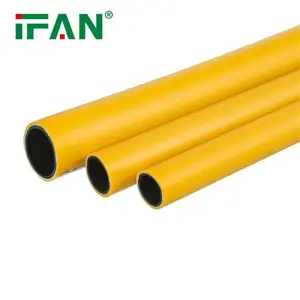 Tubos de plástico IFAN PEX sobrepõem tubo de gás PEX Al PEX de 16-32 mm cor amarela