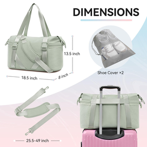 Multiple Pockets Yoga <b>Bag</b> Design <b>Weekender</b> Personal Items Carry on Tote <b>Bag</b> Overnight Duffel <b>Bag</b> for <b>Women</b> - Product Image 2