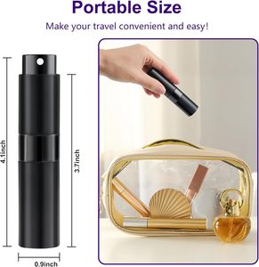 Flacon de parfum coloré à mécanisme rotatif avec pulvérisateur, anti-fuite, pour voyage et soins personnels, disponible en 4ml/5ml/8ml/10ml/15ml/20ml/25ml/30ml - Product Image 2