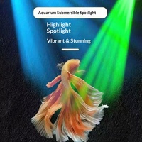 Projecteur LED USB RGB à changement de couleur pour aquarium, submersible, étanche, lumière nocturne pour aquascape
