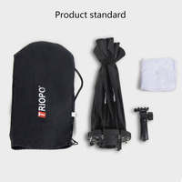 Triopo 120cm Kotak Cahaya Fotografi KS2-120 Softbox Oktagonal Lipat dengan Pegangan dan Braket untuk Godox Yongnuo Speedlite