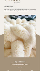 Manta gruesa de invierno de franela de tela cómoda de alta calidad éxito de ventas al por mayor - Product Image 5