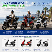 Nouveauté : Vélo Électrique Urbain OEM de Fabrication Chinoise 48V 1000W, Scooter Électronique Numérique à 3 Vitesses