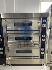 Piezas de horno de cubierta eléctrica de precio bajo OEM promocional proveedor dorado horno de <span class=keywords><strong>panadería</strong></span> 12 bandejas - Product Image 3