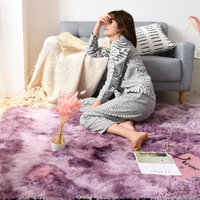 Modern High Pile Eco-Friendly Super Soft Master Bedroom Rug Mat Snow Sledge Play Set Carpet