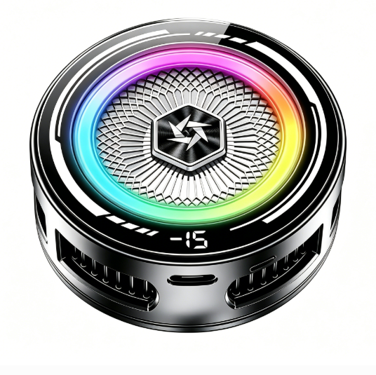 Magnetic Semiconductor Cooling Mobile Phone Radiator with USB Charging for Gaming and Live Broadcast Portable Design