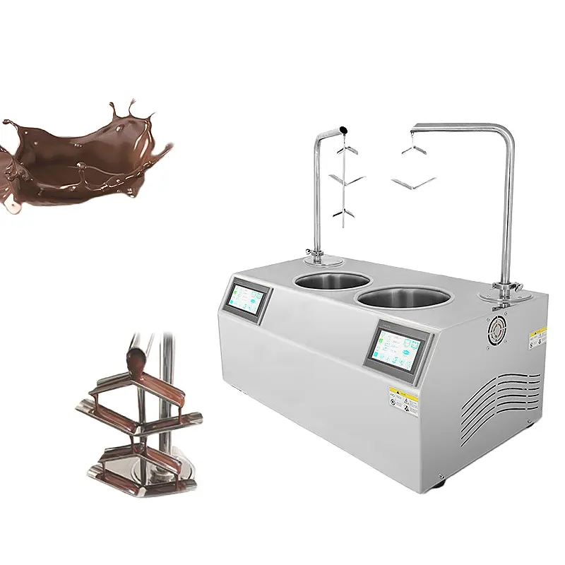 Volledig Automatisch Aardbeienchocolade Capaciteit 7Lmachinetempering Machine Chocoladeselltoepasbaar Op Restaurants, Bakkerijen, Enz.