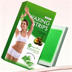 Wholesale 60 Pieces of 2 Sizes Intimate Organic Waxing Strip Home Waxing Kit Face and Body Hair Removal <b>Sheet</b> - Product Image 5