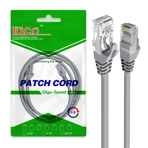 Cable Ethernet KICO OEM <span class=keywords><strong>Cat6</strong></span> UTP <span class=keywords><strong>LSZH</strong></span>/PVC con Cubierta de PVC, 8 Conductores de Cobre Desnudo, Cable de Conexión de 0.5m-5m RJ45, Conductor de Cobre Puro - Product Image 3