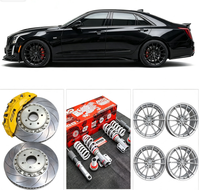 Pièces de modification pour Cadillac ATS : Pare-chocs avant, Aile, Calandre, Suspension coilover, Frein à disque, Jante forgée, Échappement à soupapes