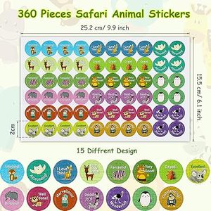 Tableau de récompenses avec autocollants Comprend des tableaux de récompenses pour animaux de la jungle/football i pour l'entraînement au comportement des enfants (style animal) - Product Image 3