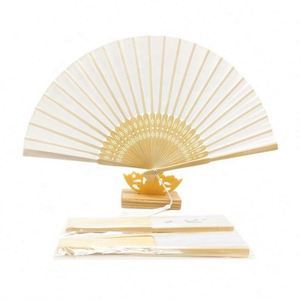 Custom Folk Art Painted Sublimation Folding Bamboo Wedding <b>Hand</b> <b>Fan</b> for Bride - Product Image 3