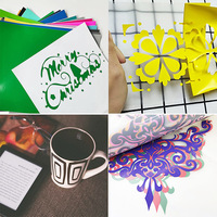Vinilo Adhesivo Permanente de PVC para Corte, Rollo de Vinilo Mate Personalizado para Manualidades, Resistente a los Rayos UV, Suministrado por Fábrica