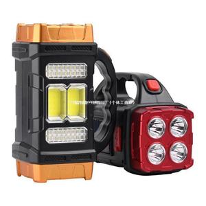 Double-ended Portable Flashlight <b>Rechargeable</b> Battery Led <b>Light</b> Outdoor Camping Hiking Searchlight <b>USB</b> Charging - Product Image 1
