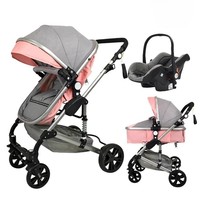 Offre Spéciale 3 en 1 chariot multifonctionnel porte-bébé sièges de sécurité de voiture pour enfants berceau poussette pour nouveau-nés