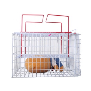 LIZE PET <span class=keywords><strong>Jaula</strong></span> Plegable de Acero Inoxidable Ecológica con Diseño de Animales, Transportín, <span class=keywords><strong>Trampa</strong></span>, Contenedor y Caja de Contención <span class=keywords><strong>para</strong></span> Gatos y <span class=keywords><strong>Perros</strong></span> - Product Image 1