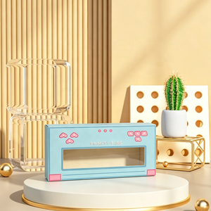 Boîtes en carton <span class=keywords><strong>bleu</strong></span> <span class=keywords><strong>pastel</strong></span> pour console de jeu, idéales pour les cosmétiques mignons, les faux ongles et l'emballage de produits de beauté (commande en gros) - Product Image 3