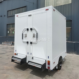 รถพ่วงห้องน้ำเคลื่อนที่สองประตูแบบพกพาหรูหรา Porta - Product Image 1