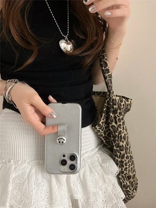 Zenos personnalisé série Logo14 en cuir PU pour étui de téléphone portable <span class=keywords><strong>Smiley</strong></span> Face Cartoon pour IPhone15 couleur unie OEM - Product Image 4