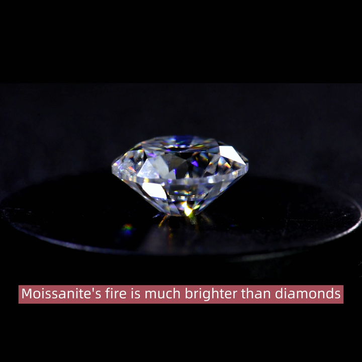 Moissanite Diamond DEF White Color Gra Certified Carat