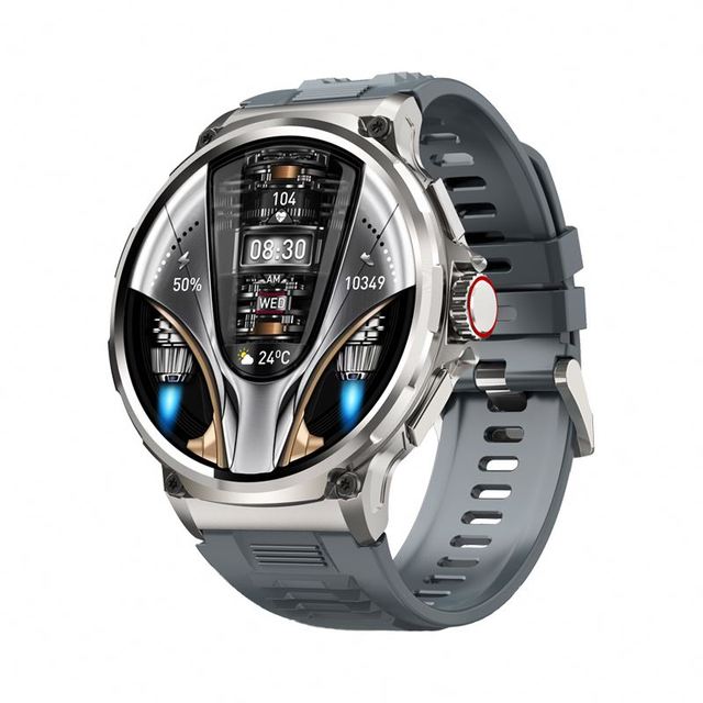 V69 1.85inch Large Round Smart Watch ,710mAh Battery RTL8763E Chip BT Call APP Dafit Men Smartwatch