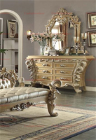 Amerikanische Traditionelle Luxus-Schlafzimmermöbel-Sets für den Heimgebrauch Massivholz-Design Schlafzimmer-Sets Bettmöbel