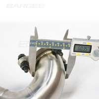 Bargee 300-Zellen-Fallrohr für Volkswagen Beetle 2012-UP 1.4T Performance-Auspuffrohr mit Katalysator
