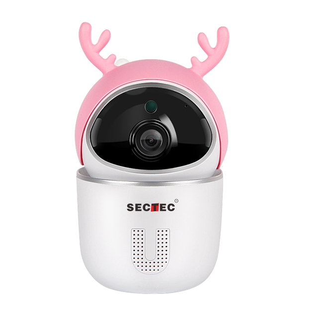 Sectec HD 1080P Smart Two-way Audio Security Camera CCTV Surveillance Cam Mini Wifi Wireless IP Camera
