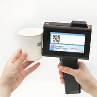 Impresora de Fechas de Caducidad de Inyección de Tinta Fabricada en China, Impresora de Inyección de Tinta Multilingüe y Estable para Impresión de Tarjetas de PVC y Madera