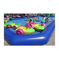 Piscine gonflable de pêche aux canards pour enfants, jeu de fête et de carnaval, avec pompe à eau