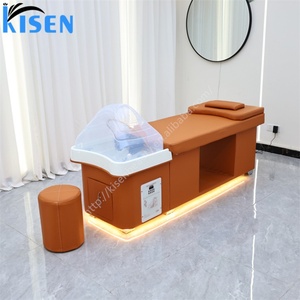 เครื่องสระผม Kisen Deluxe Salon พร้อมอุปกรณ์สปาหัว ไฟ LED ระบบหมุนเวียนน้ำ โต๊ะนวด ลดราคา - Product Image 6