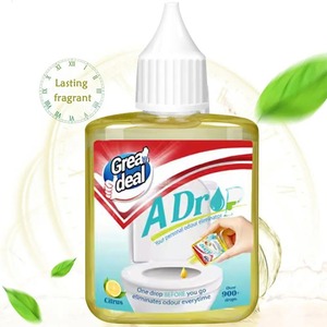 Bathroom Essential <strong>Deodorizer</strong> 50ml <strong>Powerful</strong> One <strong>Drop</strong> <strong>Toilet</strong> Poo Odor Eliminator air Freshener <strong>Drops</strong> - Product Image 2