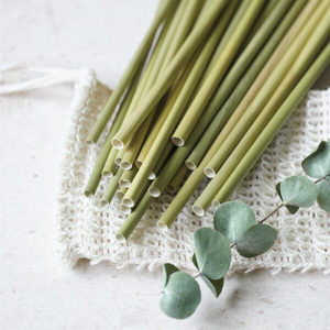 Pailles de paille en vrac jetables en bambou-pailles de boisson en herbe à bas prix - Product Image 6