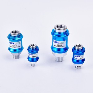 Vanne à glissière manuelle Xinde HSV 06 08 10 15, vanne de contrôle d'air, vanne d'échappement manuelle pour système pneumatique - Product Image 1