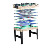 Table de jeu multifonctionnelle 10-en-1 de haute qualité, portable et durable, pour enfants et familles, avec accessoires complets pour salle de jeux et maison