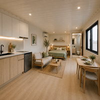 Maison en bois rustique, écologique, imperméable, préfabriquée, modulaire, pour la vie en famille, hôtel en plein air