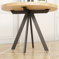 Style européen de 28 pouces compatible avec divers dessus de table Pieds de table intégrés en métal robuste Pieds de meubles de base de table