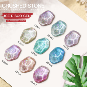 Ibd ICE DISCO GEL Nail Art 15ml UV Gel Polish 10 Color Luminiscencia Pigmento Platinum Gel - Product Image 4