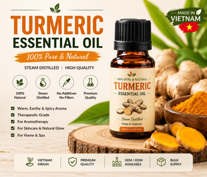 Aceite Esencial de Cúrcuma Vietnamita 100% Puro y Natural, Apto para Aromaterapia y Cuidado Personal - Product Image 2