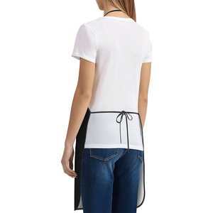 Bajo MOQ lienzo tela de lino <span class=keywords><strong>personalizado</strong></span> <span class=keywords><strong>delantal</strong></span> Agregar nombre <span class=keywords><strong>foto</strong></span> texto Logo ajustable cocina Chef cocina para hombres mujeres - Product Image 4