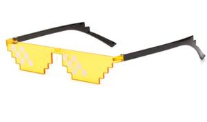 ซื้อขายใหม่กับแว่นกันแดดสำหรับผู้ชาย,แว่นกันแดดทรงเหลี่ยม LOL Thug Life Shades Masculine 8 Bit Style Pixel เป็นตัวคุณเอง - Product Image 6