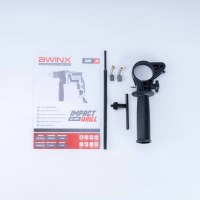 Perceuse à percussion électrique BWINX de bonne qualité, 13 mm, puissante, avec fonction marteau, vitesse variable, 220-240 V