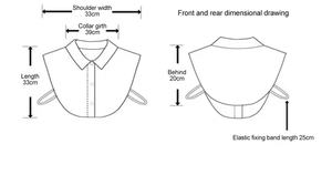 Lhy Groothandel Op Maat Katoen Afneembaar Overhemd Valse Kraag Voor Kantooruniformen Oem Formele Blazer Dassen Leverancier Klaar Voorraad - Product Image 6
