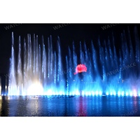 Équipement de fontaine musicale d'art moderne, Fontaine dansante personnalisée, Grande buse de fontaine dansante, Installation sur site
