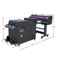 Imprimante DTF Eizoulyn pour T-shirts, jet d'encre numérique, tête I3200 Xp600, secouage de la poudre, A3 A2 A1, imprimante DTF 30cm 60cm